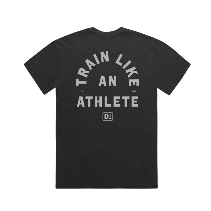 Train Like an Athlete Tee - Faded Coal