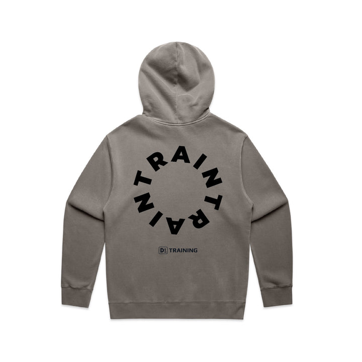 D1 Train Circle Hoodie - Faded Grey